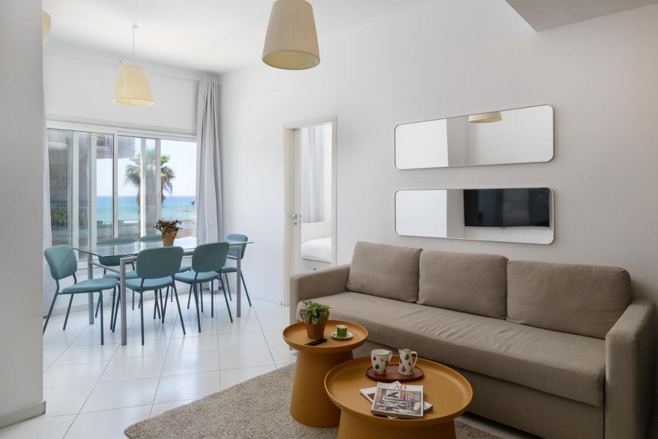 Sea View 2 Bedroom Apartment With Bomb Shelter Tel-Aviv Kültér fotó
